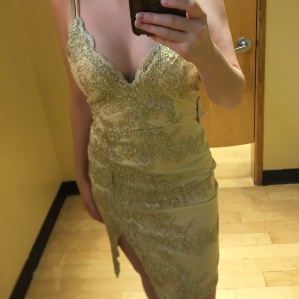 Gold Dress
